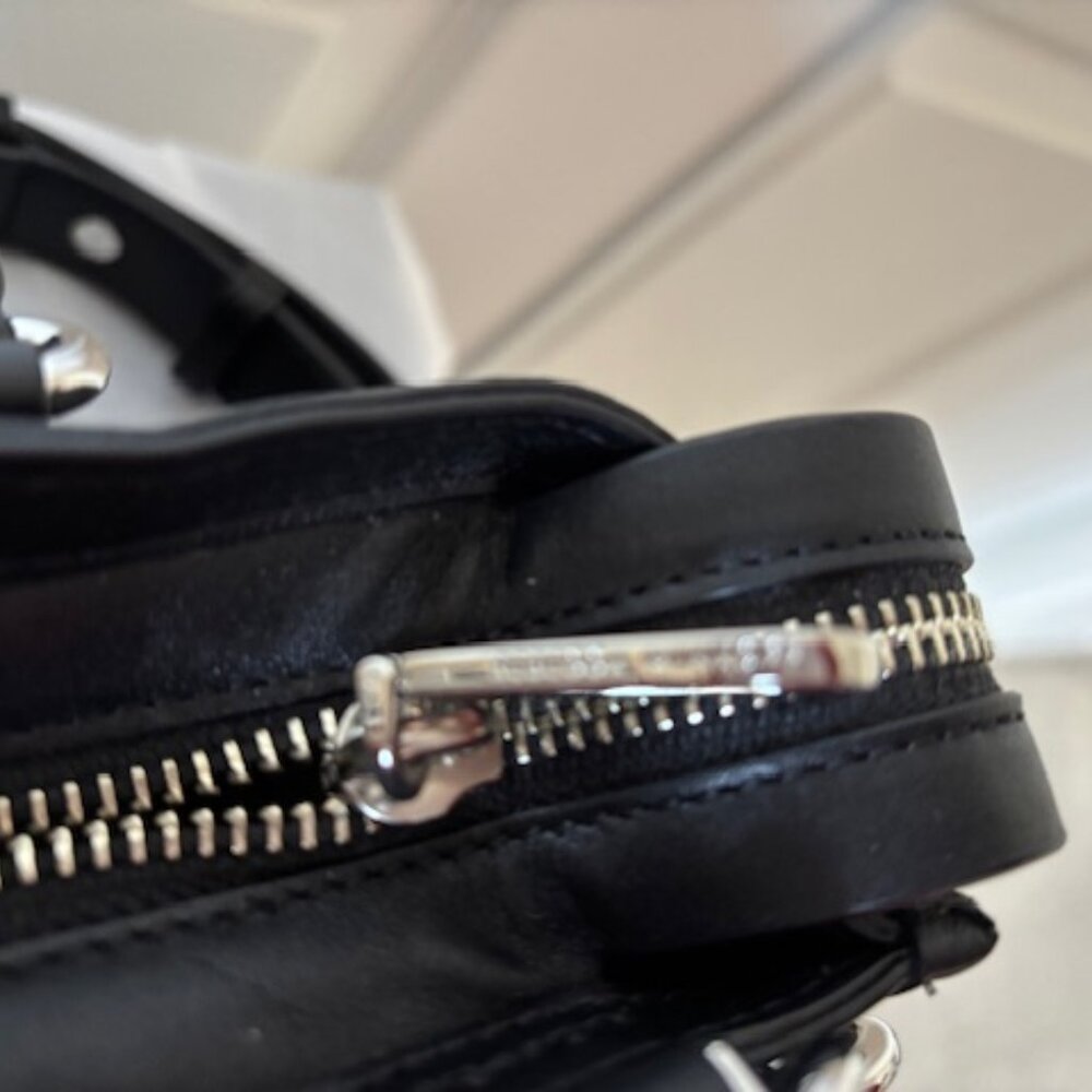Rebecca Minkoff Micro Bedford Zip Satchel Black - Picture 8 of 16